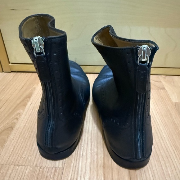 Gucci Black Leather Ankle zip up Boots 36.6 or 6.5 women's - Picture 4 of 7
